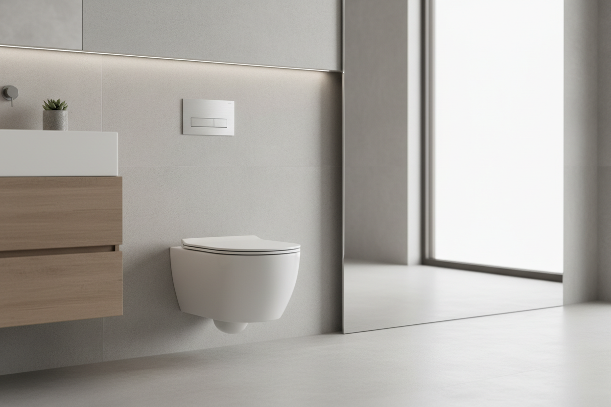 Væghængt toilet cisterne: En moderne løsning til dit badeværelse